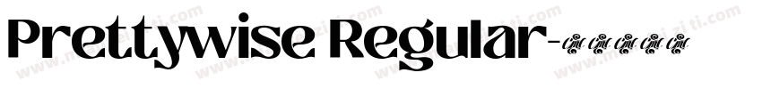 Prettywise Regular字体转换